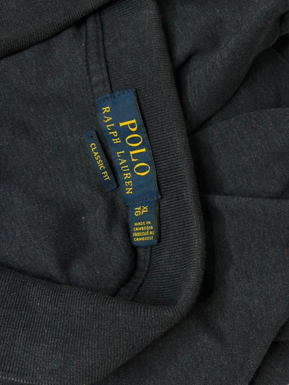 Polo Ralph Lauren Long Sleeve Polo Shirt XL Blue Classic Fit 100% Cotton Mens